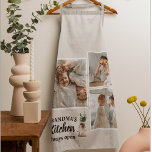 Collage Photo & Grandma Kitchen Is Always Open Apron<br><div class="desc">Looking for the perfect gift for your grandma, or for anyone who loves spending time in the kitchen? Look no further than this unique and customizable product! Featuring a beautiful collage of your favorite photos, this design is sure to capture your memories and make them last. And with the charming...</div>