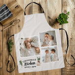 Collage Photo & Grandma Kitchen Is Always Open Apron<br><div class="desc">Looking for the perfect gift for your grandma, or for anyone who loves spending time in the kitchen? Look no further than this unique and customizable product! Featuring a beautiful collage of your favorite photos, this design is sure to capture your memories and make them last. And with the charming...</div>