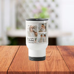 Collage Photo & Grandma Kitchen Is Always Open Travel Mug<br><div class="desc">Looking for the perfect gift for your grandma, or for anyone who loves spending time in the kitchen? Look no further than this unique and customizable product! Featuring a beautiful collage of your favorite photos, this design is sure to capture your memories and make them last. And with the charming...</div>
