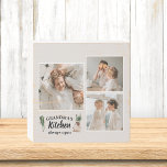 Collage Photo & Grandma Kitchen Is Always Open Wooden Box Sign<br><div class="desc">Looking for the perfect gift for your grandma, or for anyone who loves spending time in the kitchen? Look no further than this unique and customizable product! Featuring a beautiful collage of your favorite photos, this design is sure to capture your memories and make them last. And with the charming...</div>