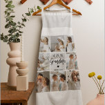 Collage Photo Grey We Love You Grandma Best Gift Apron<br><div class="desc">Collage Photo Grey We Love You Grandma Best Gift</div>