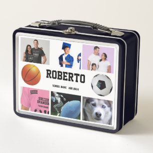 COLLAGE photo Lunchbox BLUE SKY To Customize 