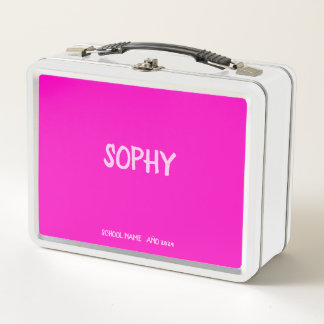 COLLAGE photo Lunchbox pink rose To Customize