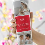Collage Photo Mom Red We Love You Best Mother Gift Thermal Tumbler<br><div class="desc">"Collage Photo Mom Red We Love You" is a beautiful and sentimental gift that is perfect for showing your mother how much you appreciate and love her. This gift includes a collage of photos, carefully curated to showcase some of your most cherished memories with your mother. This gift is ideal...</div>