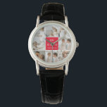 Collage Photo Mom Red We Love You Best Mother Gift Watch<br><div class="desc">"Collage Photo Mom Red We Love You" is a beautiful and sentimental gift that is perfect for showing your mother how much you appreciate and love her. This gift includes a collage of photos, carefully curated to showcase some of your most cherished memories with your mother. This gift is ideal...</div>