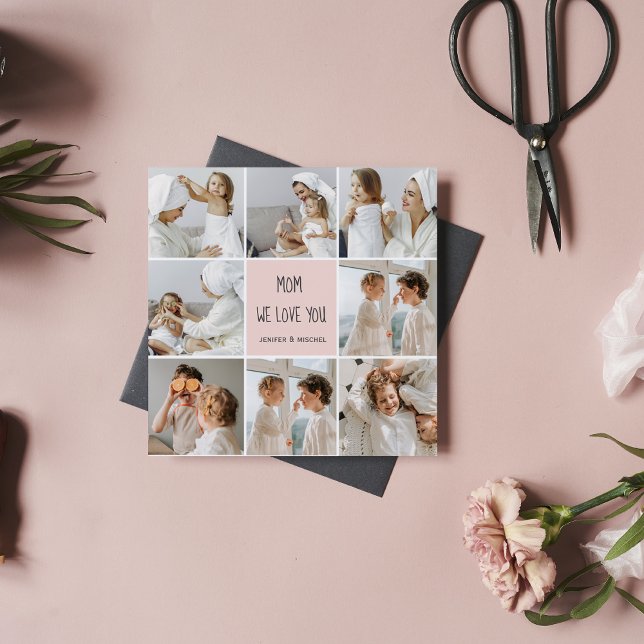 Collage Photo Mom We Love You Best Mother Gift (Creator Uploaded)