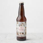 Collage Photo Mom We Love You Best Mother Gift Beer Bottle Label