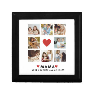 Collage Photo Mom We Love You Best Mother Gift Box