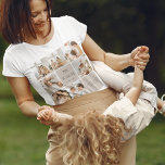 Collage Photo Mom We Love You Personalized T-Shirt<br><div class="desc">Celebrate Mom with love she can wear! This Collage Photo “We Love You Mom” T-Shirt is a thoughtful and personalized gift, featuring your favorite family photos in a sweet, modern design. Perfect for Mother’s Day, birthdays, or just to make her smile, this comfy tee is a wearable memory she’ll cherish....</div>