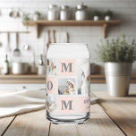 Collage Photo Pink We Love You Grandma Best Gift Can Glass<br><div class="desc">Celebrate the incredible mom in your life with this stylish and sentimental can glass from our Modern Collage Photo collection. Crafted with love and adorned with a chic pink design, this glass is a perfect way to show appreciation for all she does. Personalize this glass by adding your favorite photos...</div>