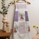 Collage Photo Purple Best Mom Ever Gift Apron<br><div class="desc">The Collage Photo Purple Best Mom Ever Gift is a wonderful way to show your appreciation and love for your mother. This gift features a beautiful collage of photos that showcase special memories shared between you and your mom. The collage is designed in a lovely shade of purple, adding a...</div>