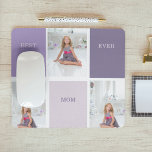 Collage Photo Purple Best Mom Ever Gift Mouse Pad<br><div class="desc">The Collage Photo Purple Best Mom Ever Gift is a wonderful way to show your appreciation and love for your mother. This gift features a beautiful collage of photos that showcase special memories shared between you and your mom. The collage is designed in a lovely shade of purple, adding a...</div>