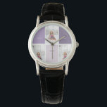 Collage Photo Purple Best Mom Ever Gift Watch<br><div class="desc">The Collage Photo Purple Best Mom Ever Gift is a wonderful way to show your appreciation and love for your mother. This gift features a beautiful collage of photos that showcase special memories shared between you and your mom. The collage is designed in a lovely shade of purple, adding a...</div>