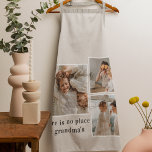 Collage Photo & Quote Best Grandma Gift Apron<br><div class="desc">A Collage Photo & Quote Best Grandma Gift is a thoughtful and personalized present for a beloved grandmother. This gift typically includes a collage of photos that feature the grandma, her children, grandchildren, and other loved ones. The photos are arranged in a creative and artistic manner, with different sizes and...</div>