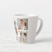 Collage Photo & Quote Best Grandma Gift Latte Mug (Right Angle)