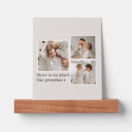 Collage Photo  Quote Best Grandma Gift Picture Ledge