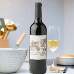 Collage Photo & Quote Best Grandma Gift Wine Label<br><div class="desc">A Collage Photo & Quote Best Grandma Gift is a thoughtful and personalized present for a beloved grandmother. This gift typically includes a collage of photos that feature the grandma, her children, grandchildren, and other loved ones. The photos are arranged in a creative and artistic manner, with different sizes and...</div>