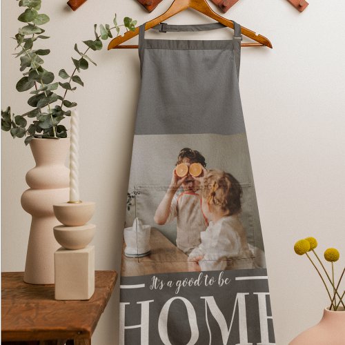 Collage Photo  Quote Best Grandma GiftModern Phot Apron
