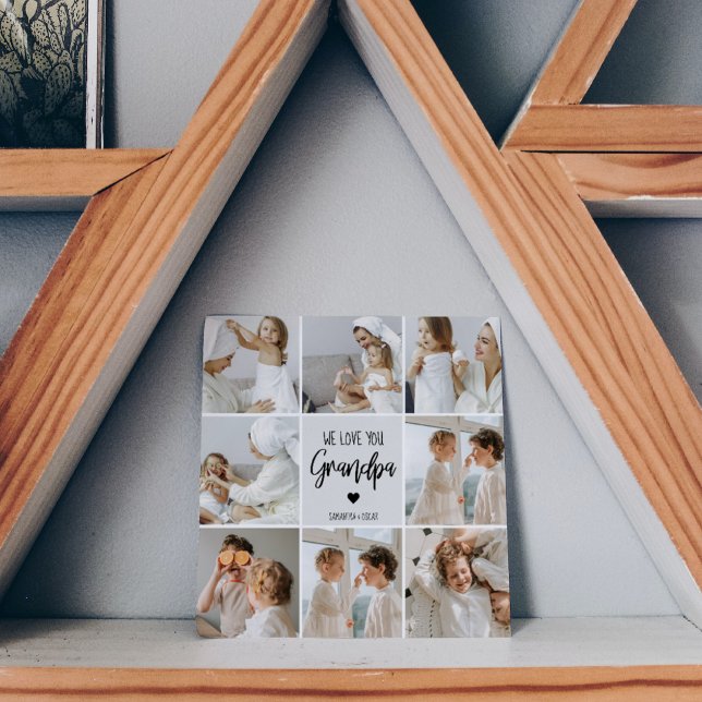 Collage Photo | We Love You Grandpa Gift  (Creator Uploaded)