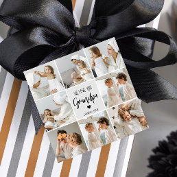 Collage Photo | We Love You Grandpa Gift  Favor Tags
