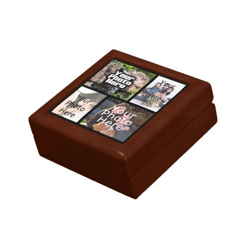 Collage Photo Wood Gift Box