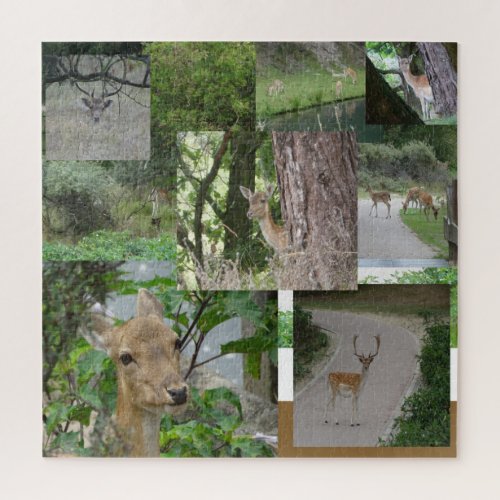 Collage Puzzle Fallow Deer Jigsaw Puzzle
