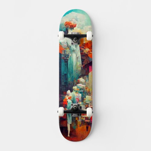 Collage Skateboard _ Custom Design