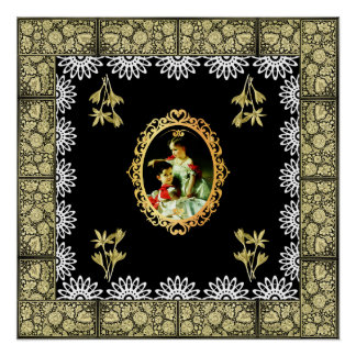 collage vintage poster