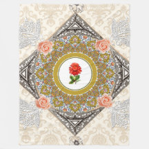 Collage vintage Retro with lace and flowers