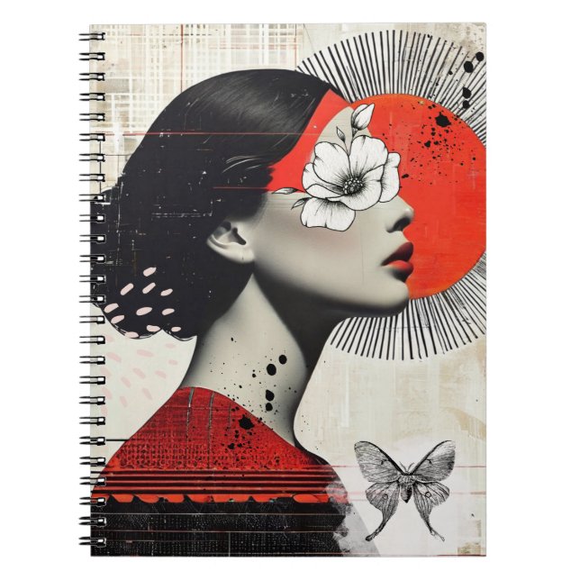Collage with Moth | Notebook Journal (Front)