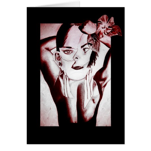 collaged beauty. cards (Front)