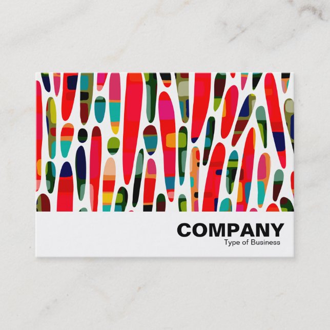Collaged Color Splash 150222 Business Card (Front)