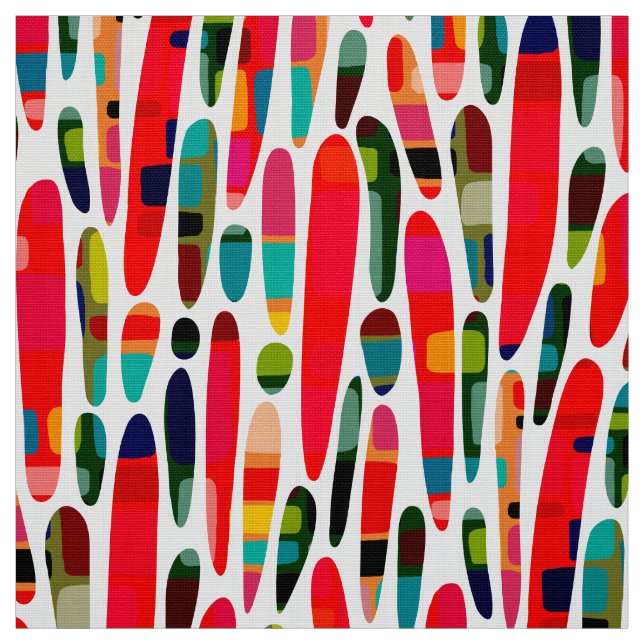 Collaged Color Splash 150222 Fabric (Swatch)