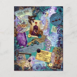Collaged Postcard - Souvenirs