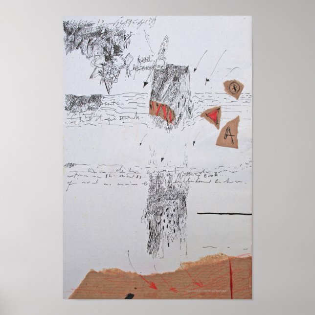 Collages Bruyants Artist's Book 10th page Poster (Front)