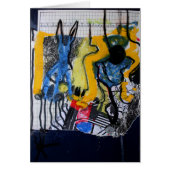 Collages Bruyants Artist's Book 16th page Card (Front)