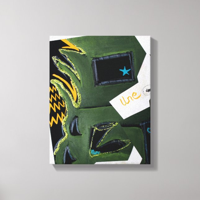 Collages Bruyants Artist's Book Odd Christmas C Canvas Print (Front)