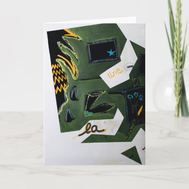 Collages Bruyants Artist's Book Odd Christmas Card (Front)