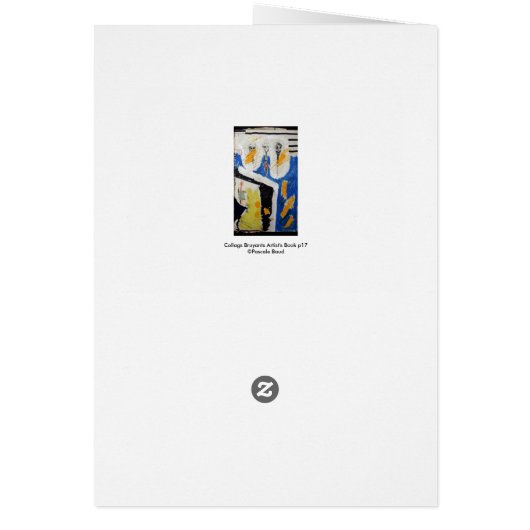 Collages Bruyants Artist's Book Shrunken Heads (Back)