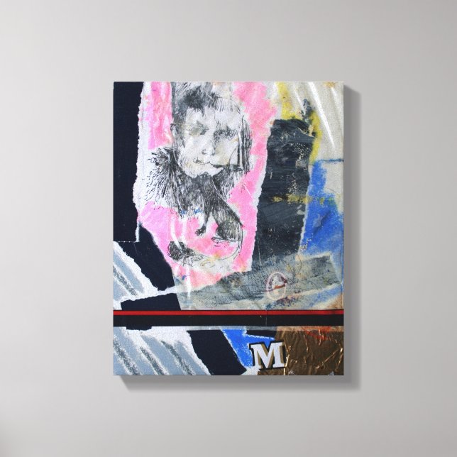 Collages Bruyants Artist's Book stuck in life CP Canvas Print (Front)