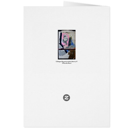 Collages Bruyants Artist's Book stuck in your life (Back)