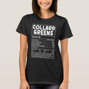 Collard Greens Nutrition Facts Matching Family Tha T-Shirt