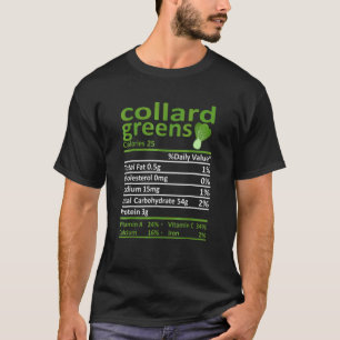 Collard Greens Nutrition Food Thanksgiving Costume T-Shirt