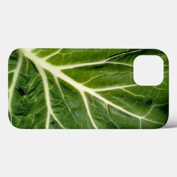 Collard Leaf Iphone 13 Case by gavila_pt at Zazzle