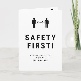 Colleague Farewell Card - Safety First