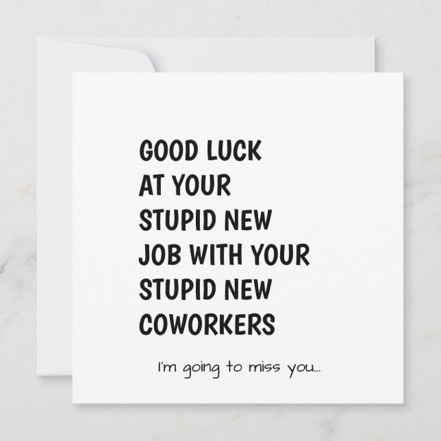 Colleague Leaving Gift with Heartfelt Message Holiday Card (Front)