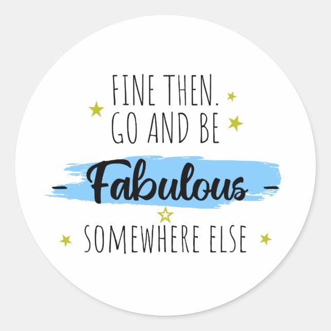 Colleague Leaving, Going Away Farewell Gift Classic Round Sticker (Front)