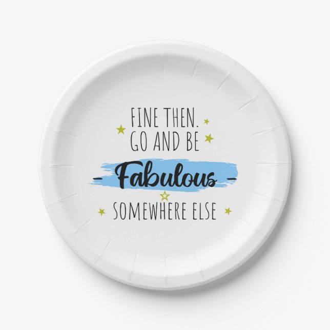 Colleague Leaving, Going Away Farewell Gift Paper Plates (Front)