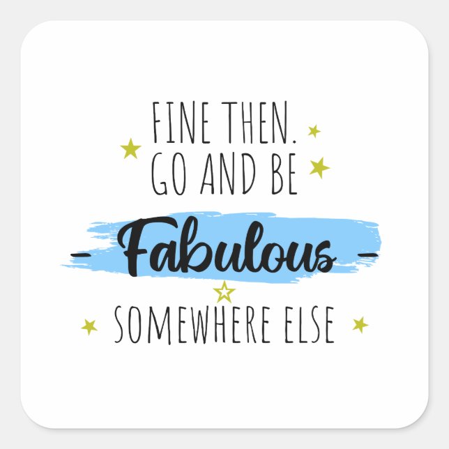 Colleague Leaving, Going Away Farewell Gift Square Sticker (Front)