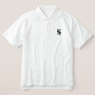 colleague network embroidered polo shirt